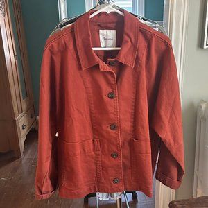 Madewell Rust-colored Chore Jacket, Women's large